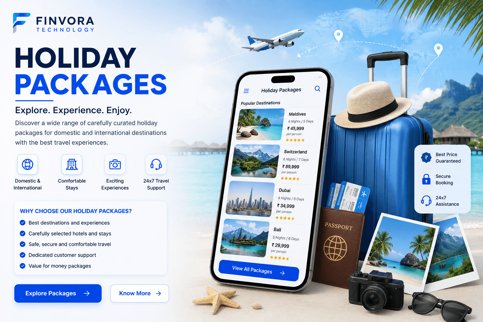 Finvora holiday packages and travel solutions