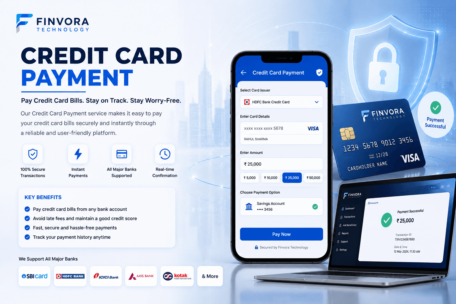 Finvora credit card bill payment solutions